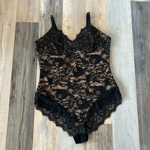 pinsy Other - PINSY SHAPING LACE SHAPEWEAR BODYSUIT Black women’s size 2X